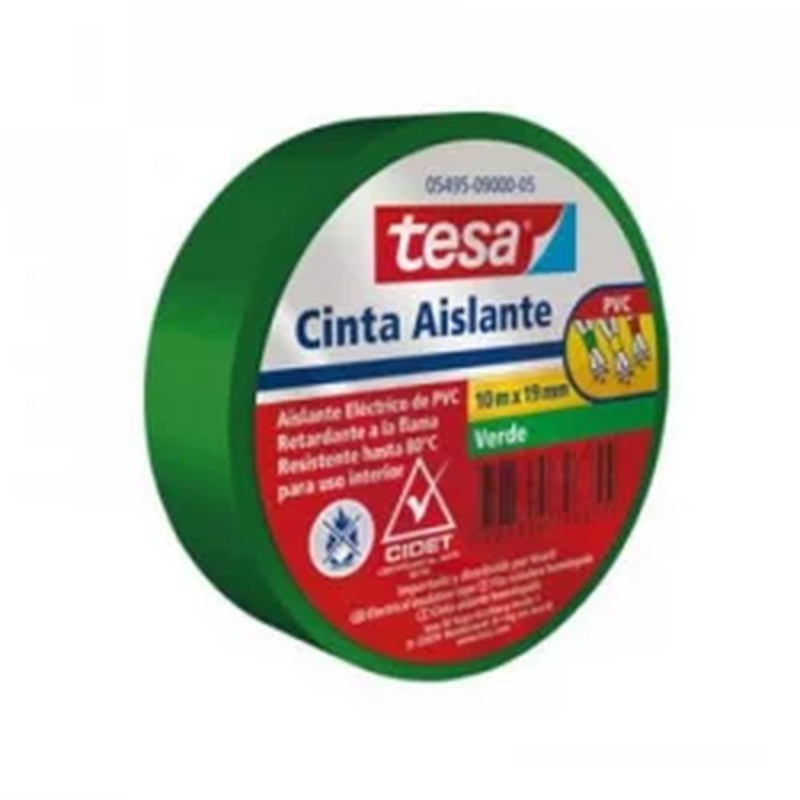 7707314796355 Cinta Aislante Tesa Cinta Aislante Unidad Verde Aislante Cartel Arte & Papelería