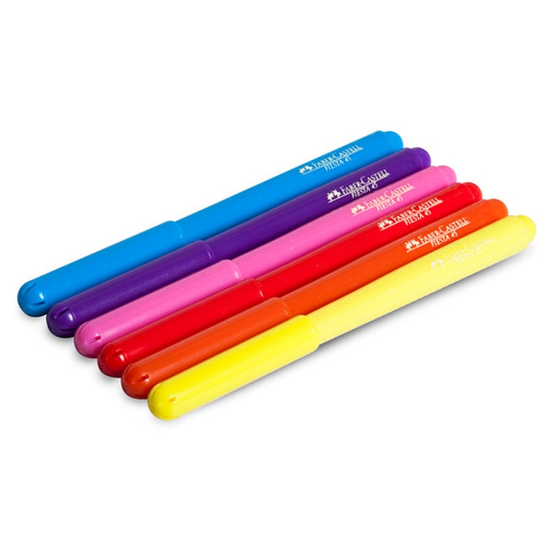 7754111002905 Plumon Faber Castell Plumón X 10 Unidades Surtido Fiesta Cartel Arte & Papelería
