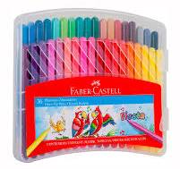 7754111012256 Plumon Faber Castell Plumón X 36 Unidades Surtido Fiesta Cartel Arte & Papelería
