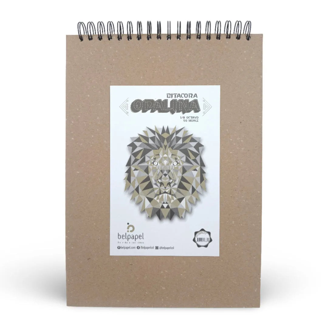 Bitácora Argollada Opalina Belpapel en tamaño A4