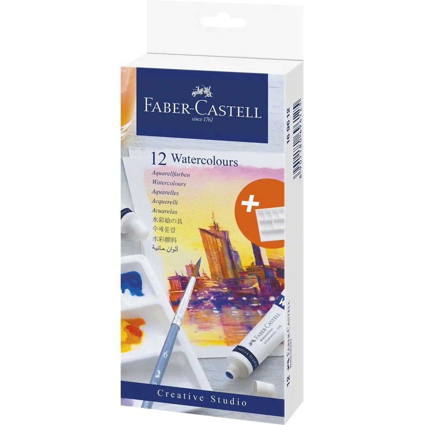8901180696125 Estuche Acuarela En Tubo Faber Castell Linea Arte Acuarela X 12 Unidades Surtido Tubo 9 ml Cartel Arte & Papelería