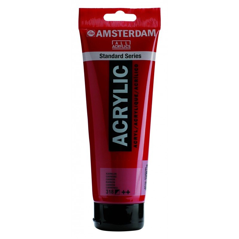 8712079158224 Acrílico Amsterdam 120 ml | Colores Carmesí 318 Serie Estandar Cartel Arte & Papelería