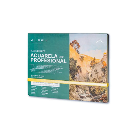 Block Oleo Acrilico Alpen 300gr 21.5 x 28 cm