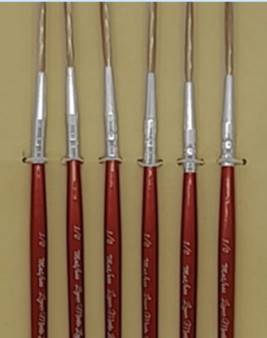 Pincel Liner Fibra Natural Matisse Cabo Corto Pelo de Marta