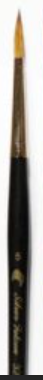Pincel Redondo Fibra Natural Silver Falcon Redondo 3250 Natural - Pelo de Marta