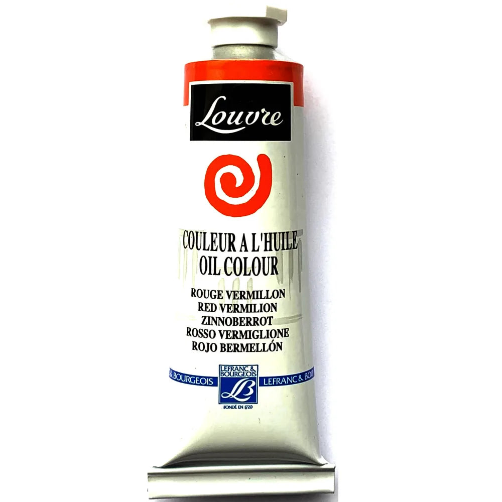 3013641050249 Oleo Louvre Lefranc 60 ml Rojo Bermellon RF 393 Cartel Arte & Papelería