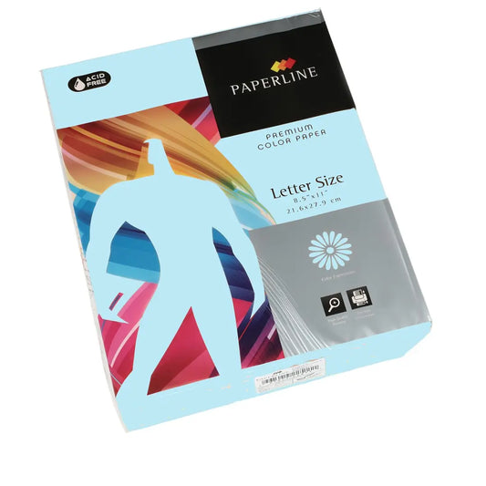 667076013091 Resma Color Paperline 75gr Azul Carta Cartel Arte & Papelería