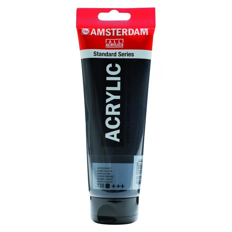8712079158545 Acrílico Amsterdam 120 ml | Colores Negro Óxido 735 Serie Estandar Cartel Arte & Papelería