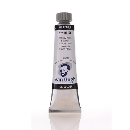 8712079219123 Oleo Van Gogh 40ml Blanco Titanio (Aceite De Cartamo) 105 Serie 1 Cartel Arte & Papelería