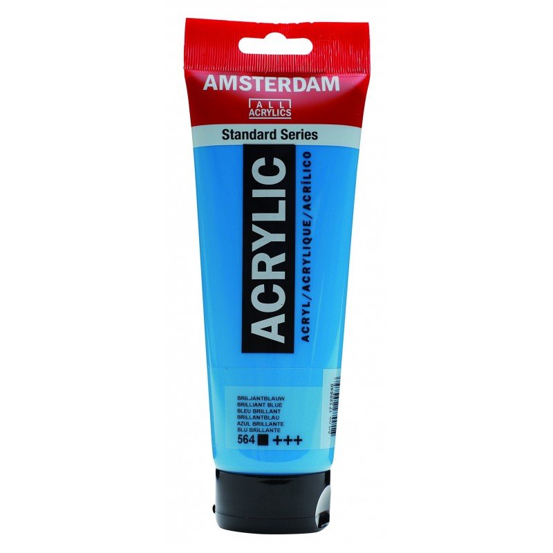 8712079158408 Acrílico Amsterdam 120 ml | Colores Azul Brillante 564 Serie Estandar Cartel Arte & Papelería