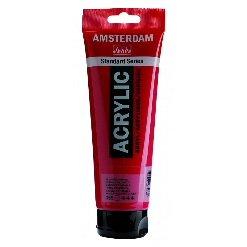 8712079159634 Acrílico Amsterdam 120 ml | Colores Magenta Primario 369 Serie Estandar Cartel Arte & Papelería