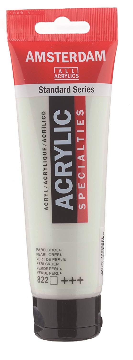 8712079395452 Acrílico Amsterdam 120 ml | Colores Verde Perlado 822 Serie Estandar Cartel Arte & Papelería