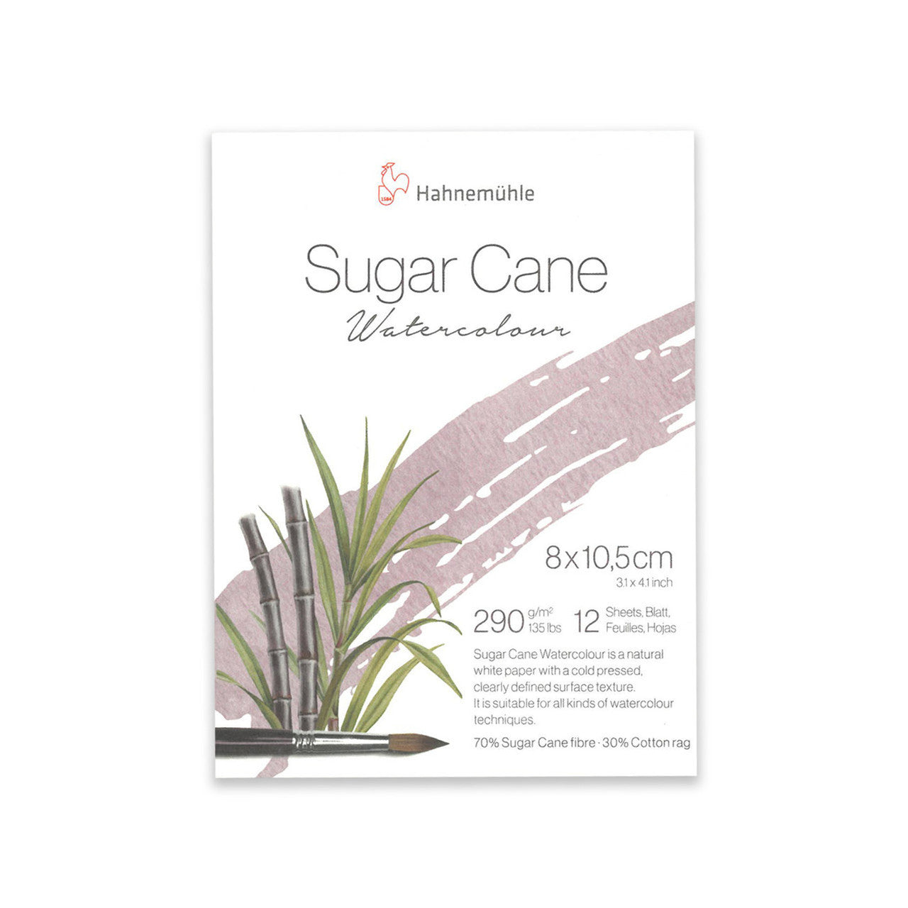 Hahnemühle Sugar Cane Acuarela Mini 290 gr 8 x 10.5 cm