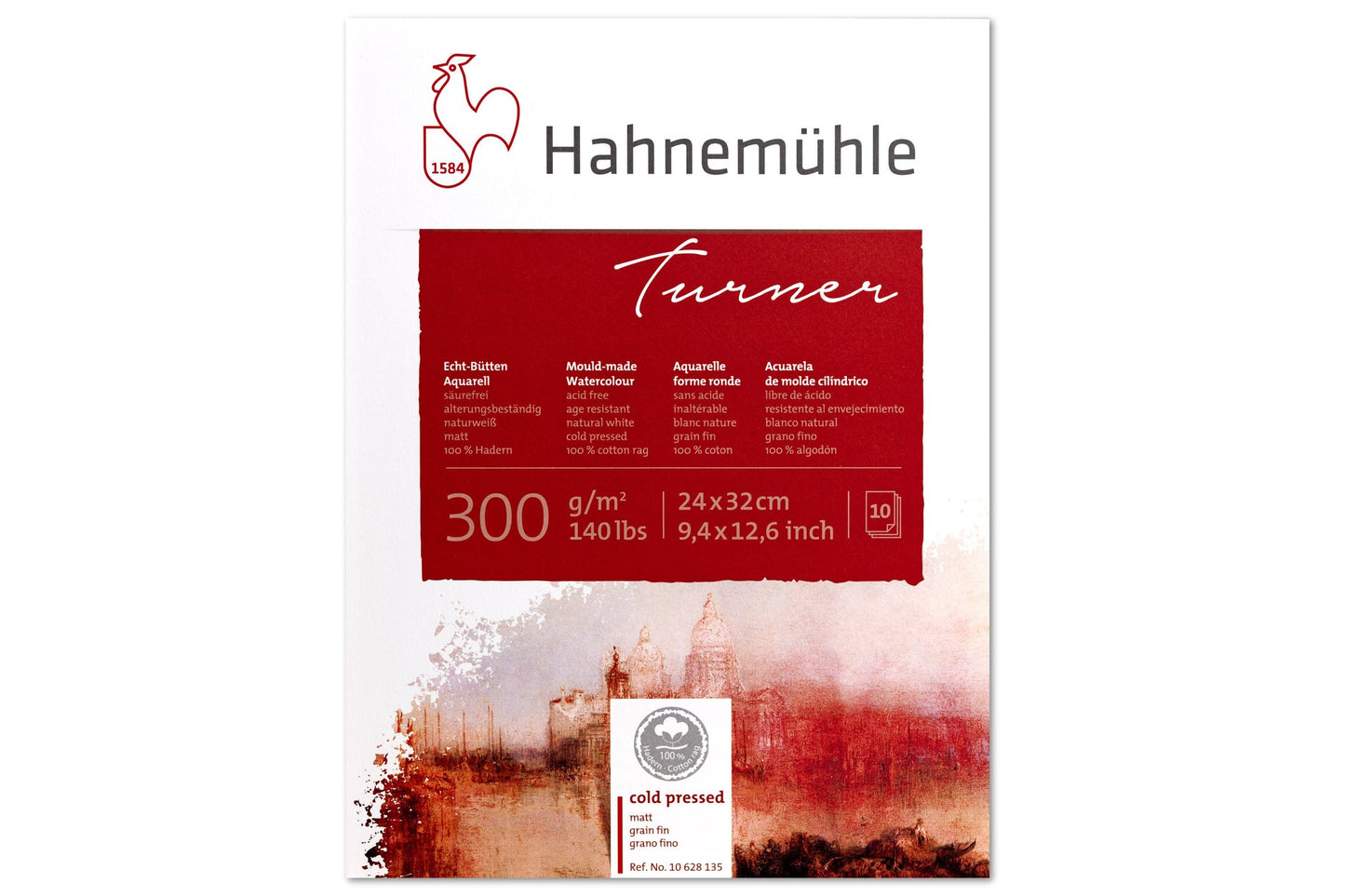 Bloc de Acuarela William Turner 300gr 24 x 32 cm Hahnemuhle