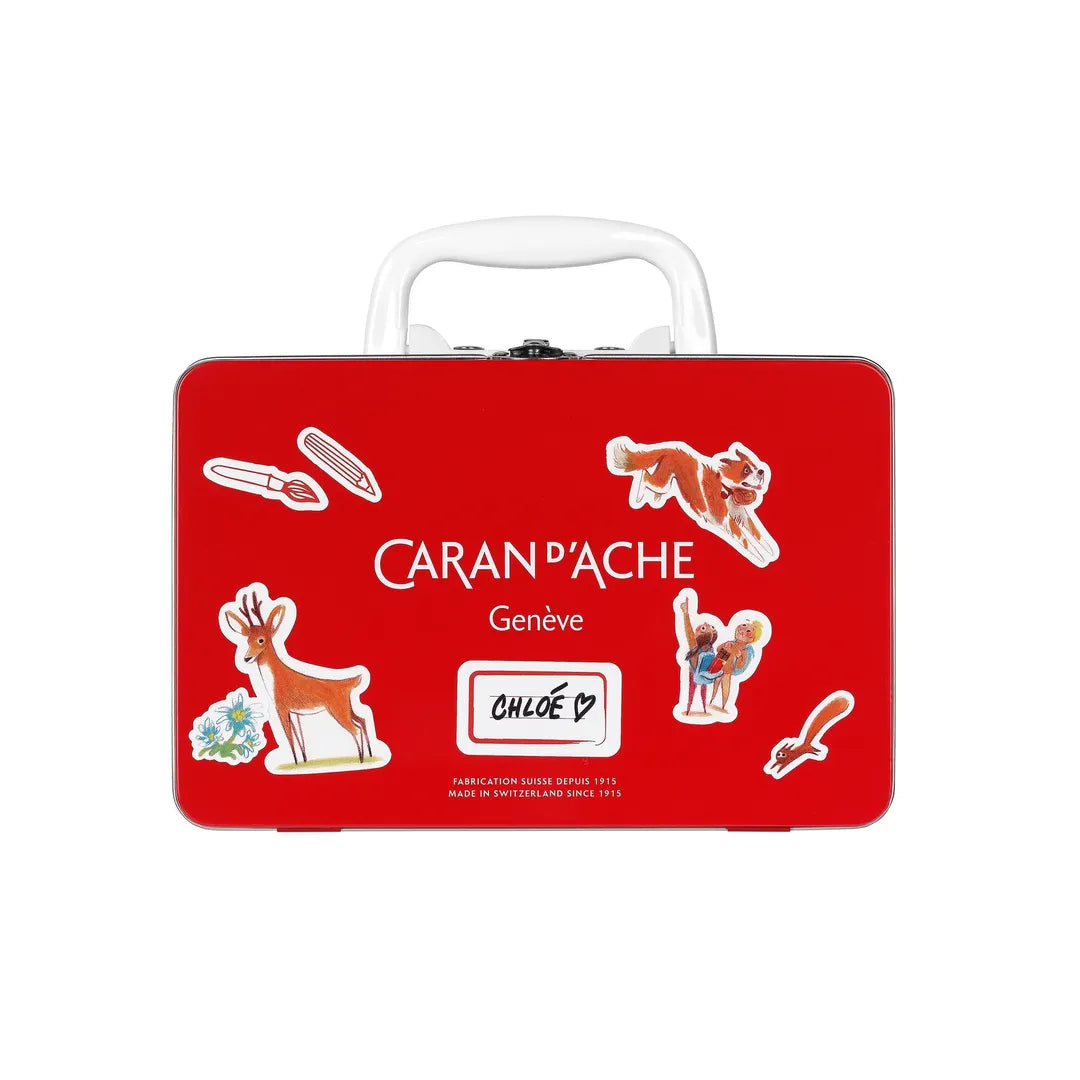 7630002353977 Swisscolor Travel Kit Caja Metalica Colores Variados Cartel Arte & Papelería