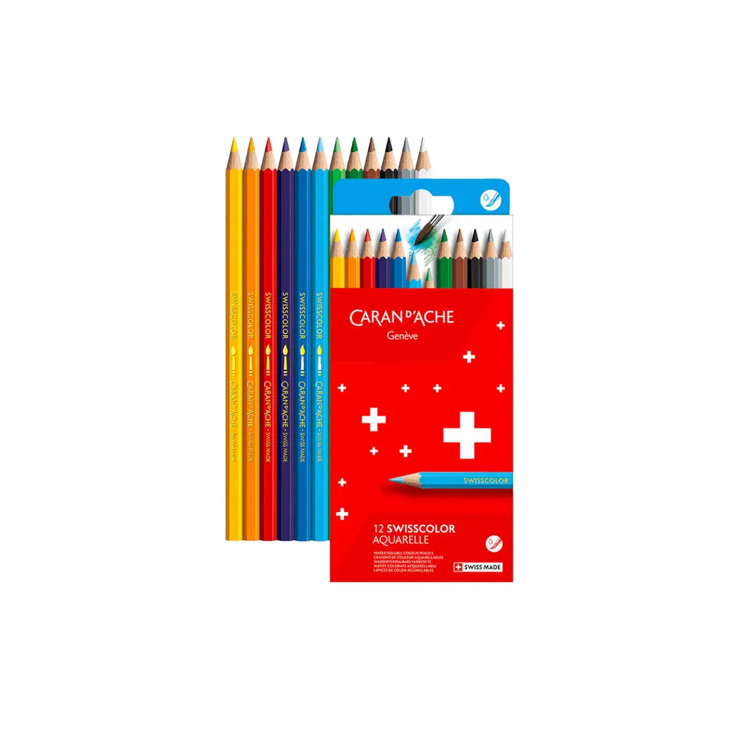 7630002353977 Swisscolor Travel Kit Caja Metalica Colores Variados Cartel Arte & Papelería