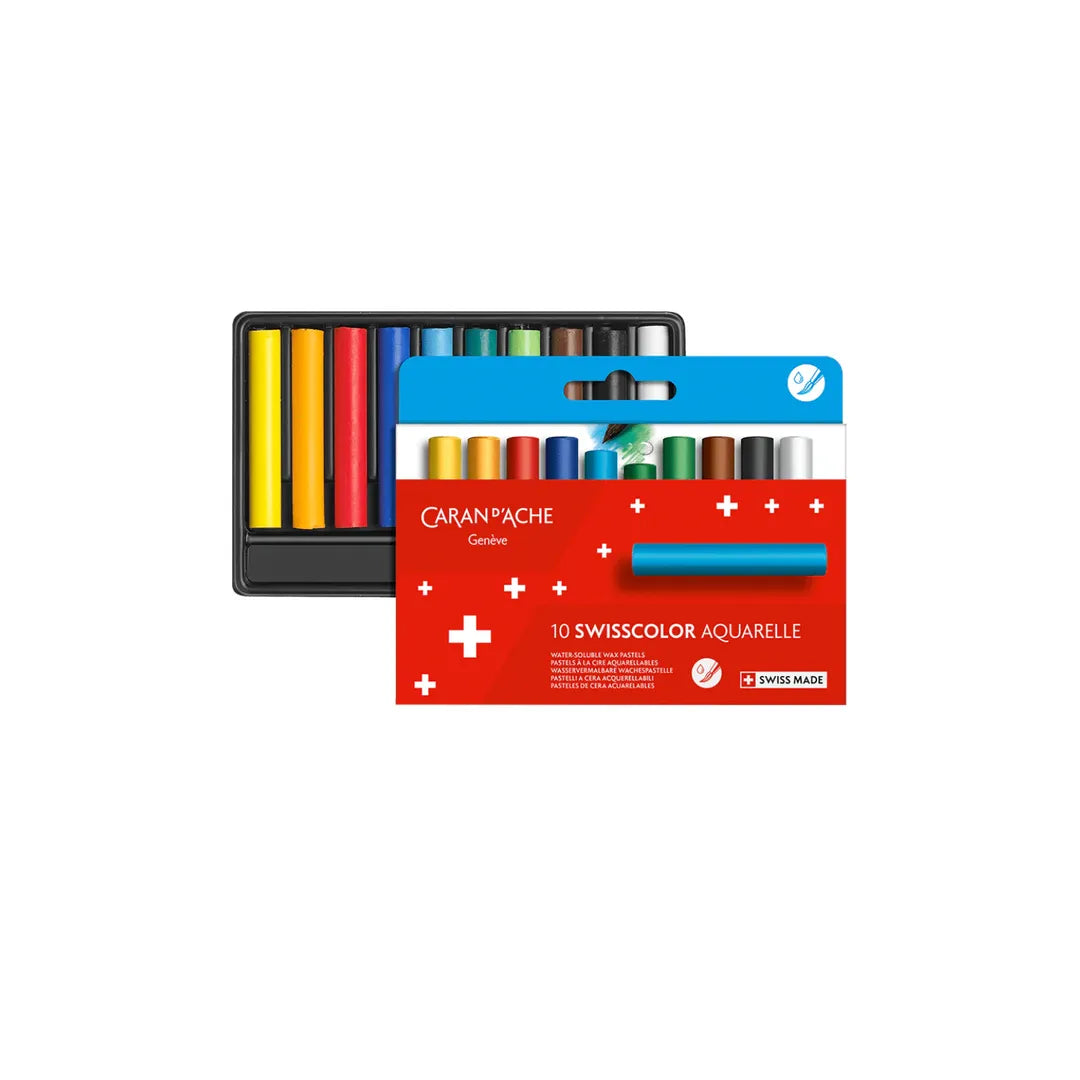 7630002353977 Swisscolor Travel Kit Caja Metalica Colores Variados Cartel Arte & Papelería