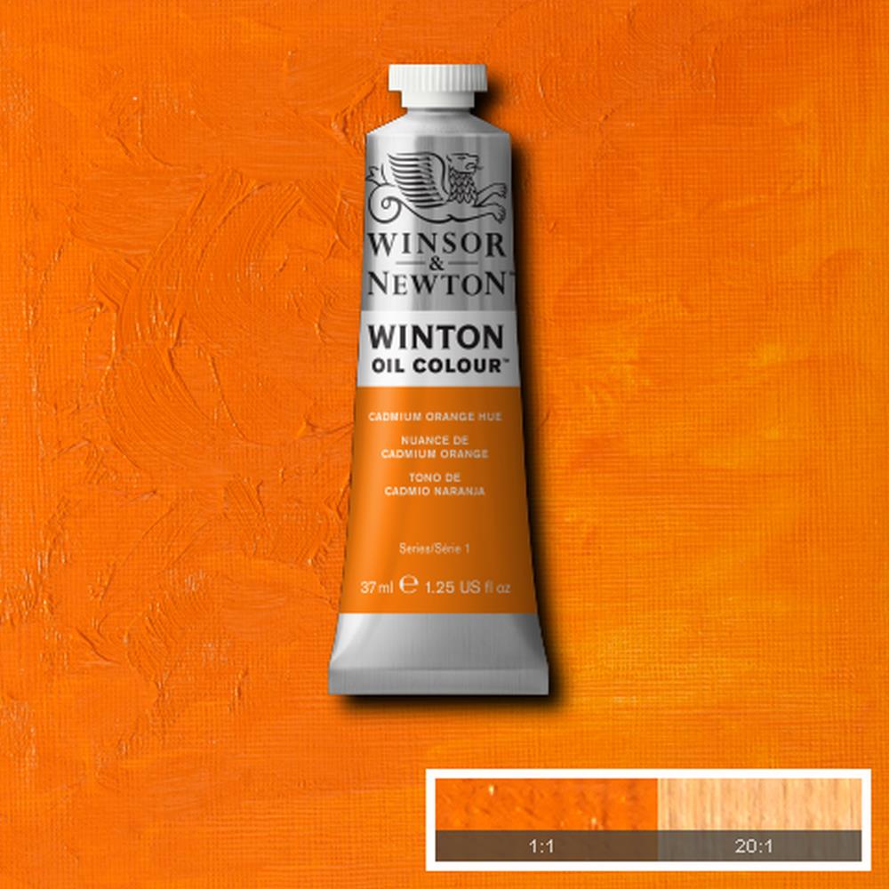 094376711295 Oleo 37ml Winton 090 Cadmio Naranja (4) Winsor Newton Winton Oil Colour Cadmium Orange Hue Colour Number 90 Pigment Code Po73 Py65 Permanence Permanent Size 37ml - Cartel Arte & Papelería