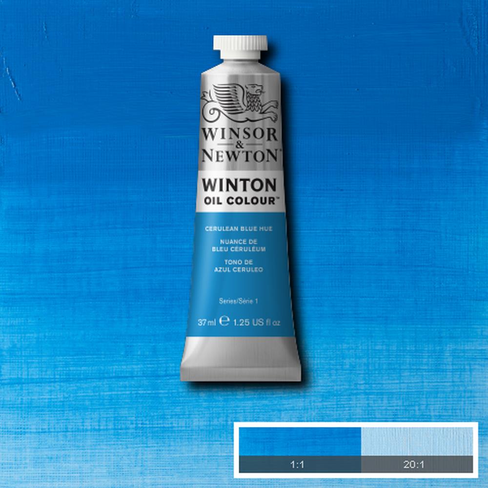 094376711400 Oleo Winsor & Newton Óleo 37 ML Azul Ceruleo Winton 138 Cartel Arte & Papelería