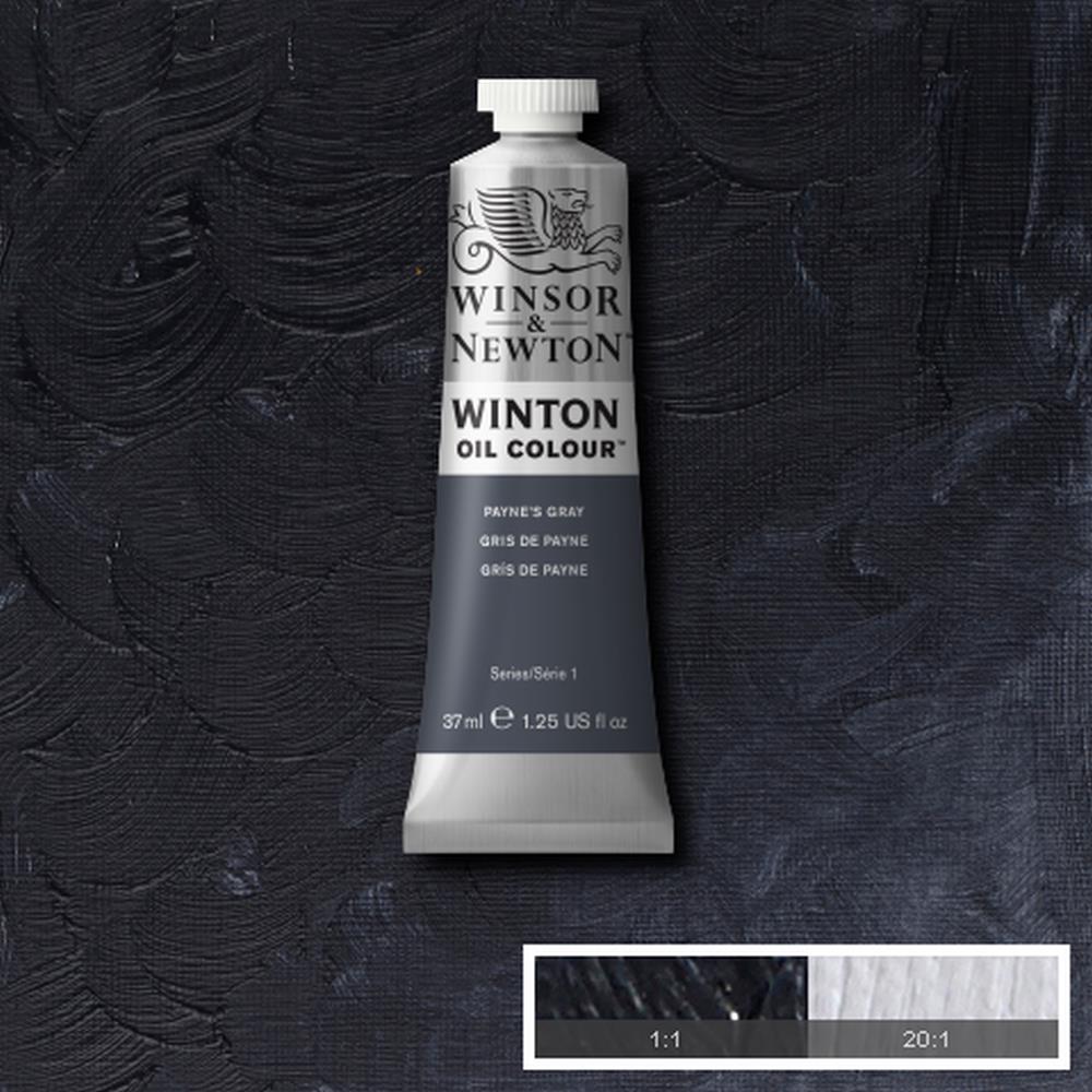 094376711561 Oleo Winsor & Newton Óleo 37 ML Gris Payne Winton 465 Cartel Arte & Papelería