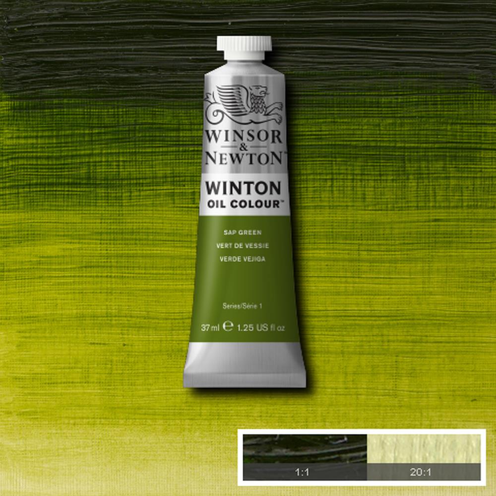 094376711639 Oleo Winsor & Newton Óleo 37 ML Verde Vejiga Winton 599 Cartel Arte & Papelería