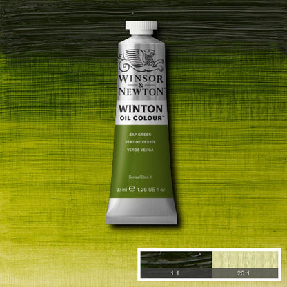 094376711639 Oleo Winsor & Newton Óleo 37 ML Verde Vejiga Winton 599 Cartel Arte & Papelería