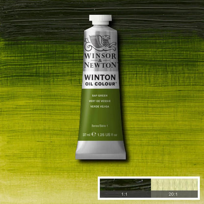 094376711639 Oleo Winsor & Newton Óleo 37 ML Verde Vejiga Winton 599 Cartel Arte & Papelería