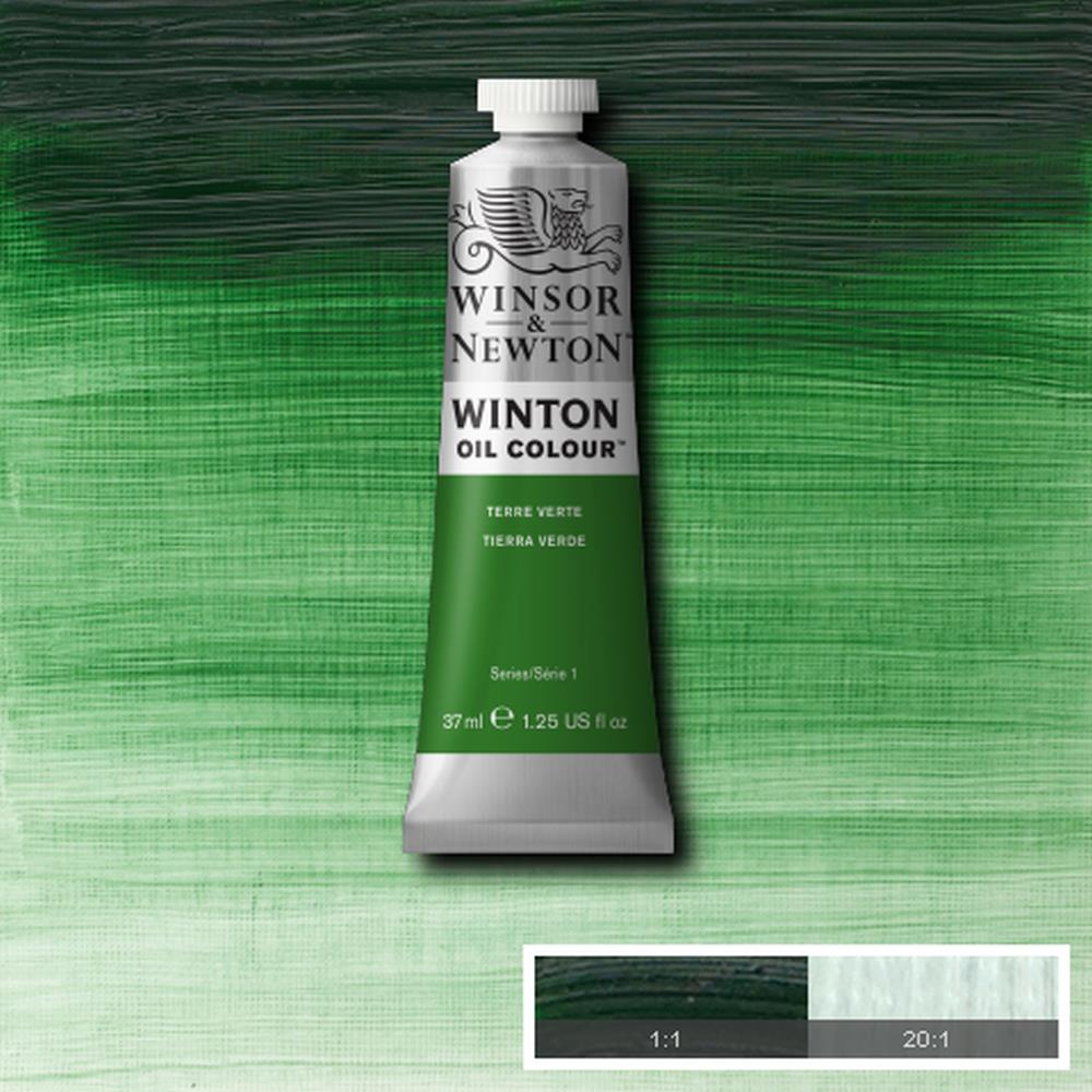 094376711646 Oleo Winsor & Newton Óleo 37 ML Tierra Verde Winton 637 Cartel Arte & Papelería