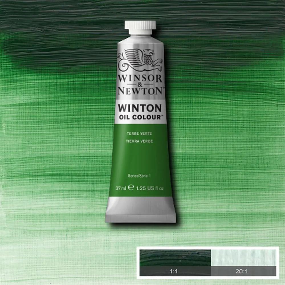 094376711646 Oleo Winsor & Newton Óleo 37 ML Tierra Verde Winton 637 Cartel Arte & Papelería