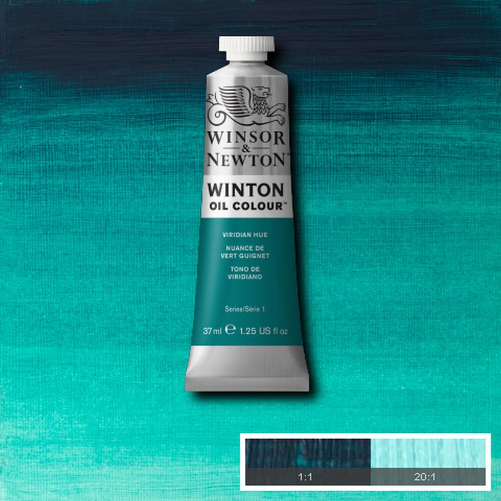 094376711691 Oleo Winsor & Newton Óleo 37 ML Viridiano Winton 696 Cartel Arte & Papelería