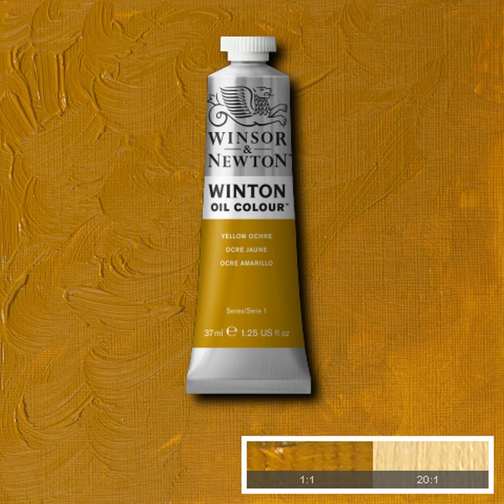 094376711707 Oleo Winsor & Newton Óleo 37 ML Ocre Amarillo Winton 744 Cartel Arte & Papelería