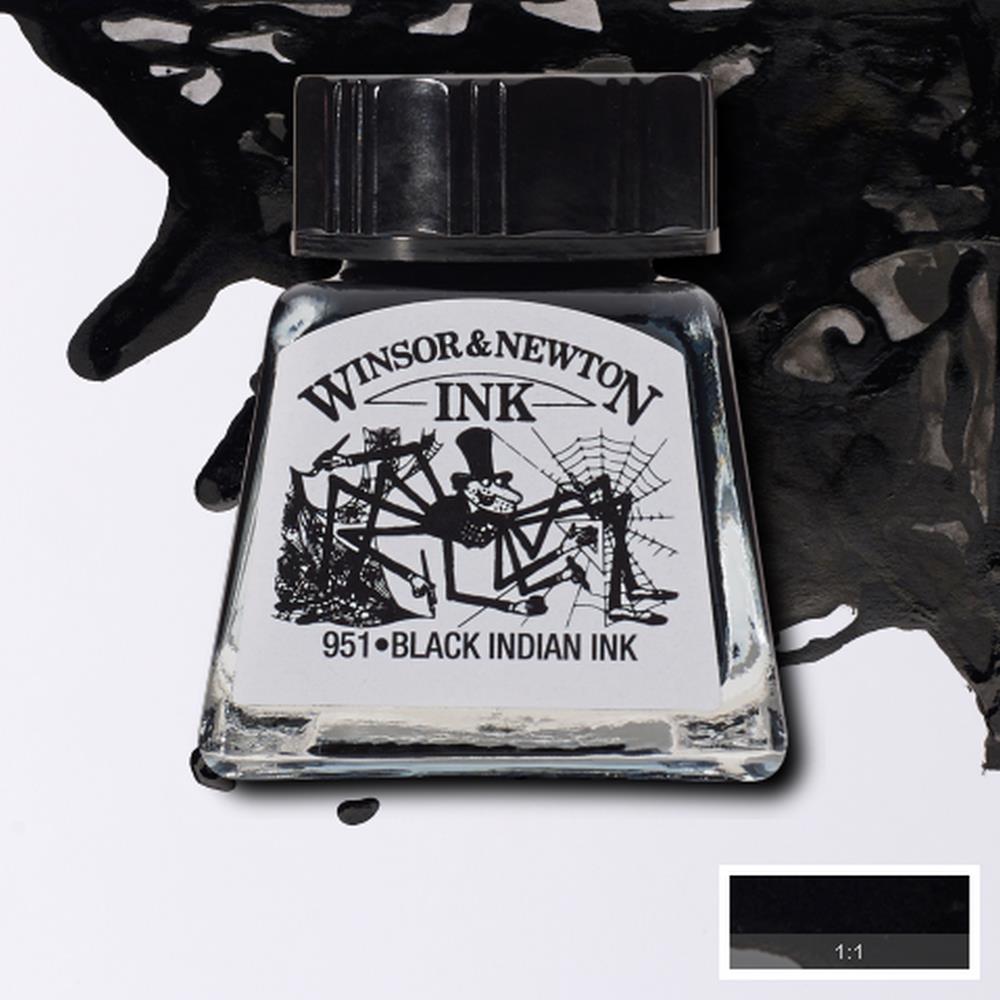 094376905311 Tinta China Winsor Tinta China 14 ml Negro RF030 Cartel Arte & Papelería