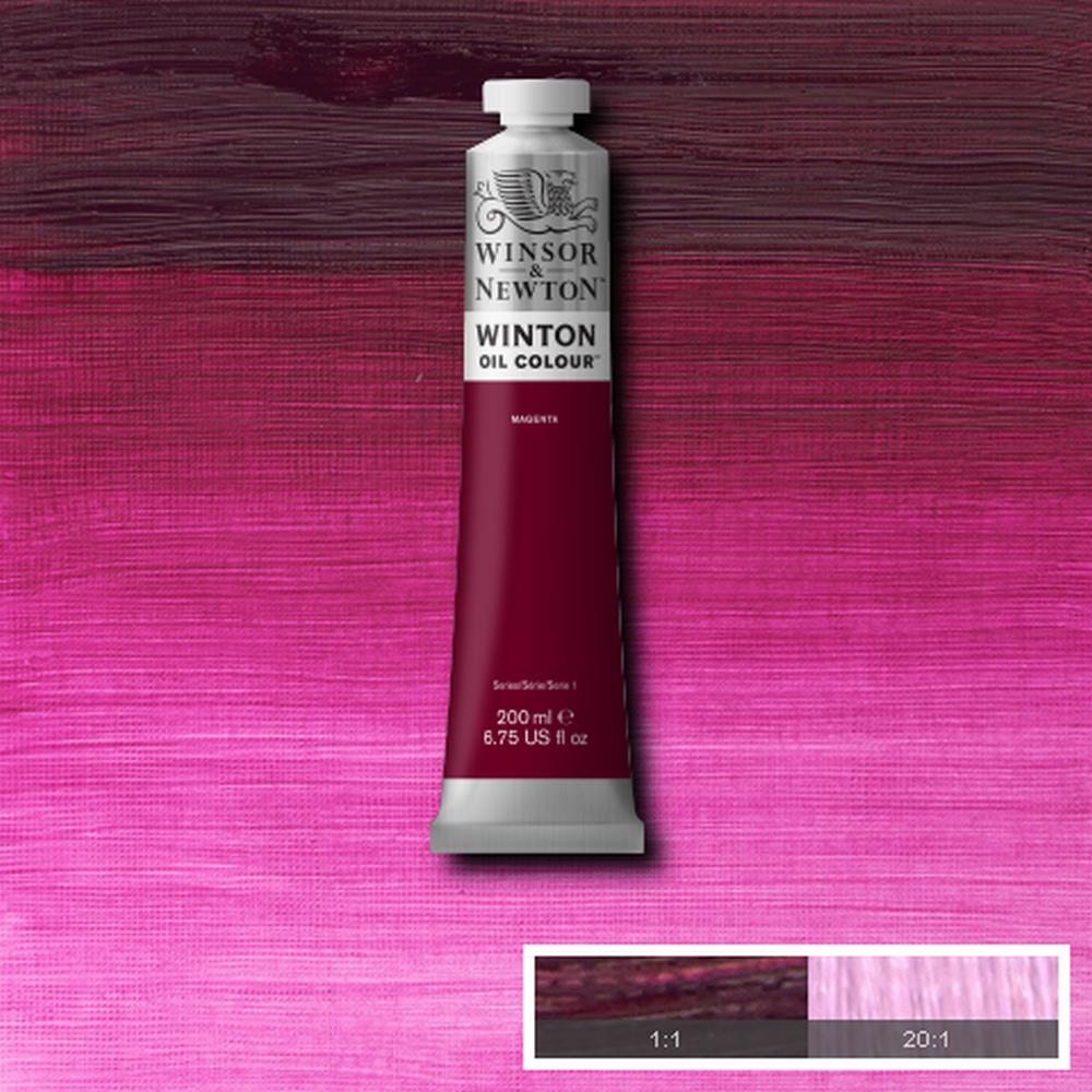 094376910049 Oleo Winsor & Newton Óleo 200 ML Magenta Winton 380 Cartel Arte & Papelería