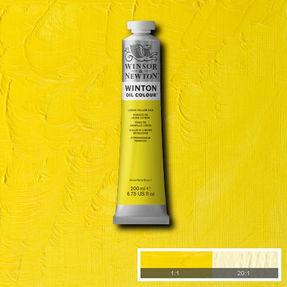094376910377 Oleo Winsor & Newton Óleo 200 ML Amarillo Limon Winton 346 Cartel Arte & Papelería