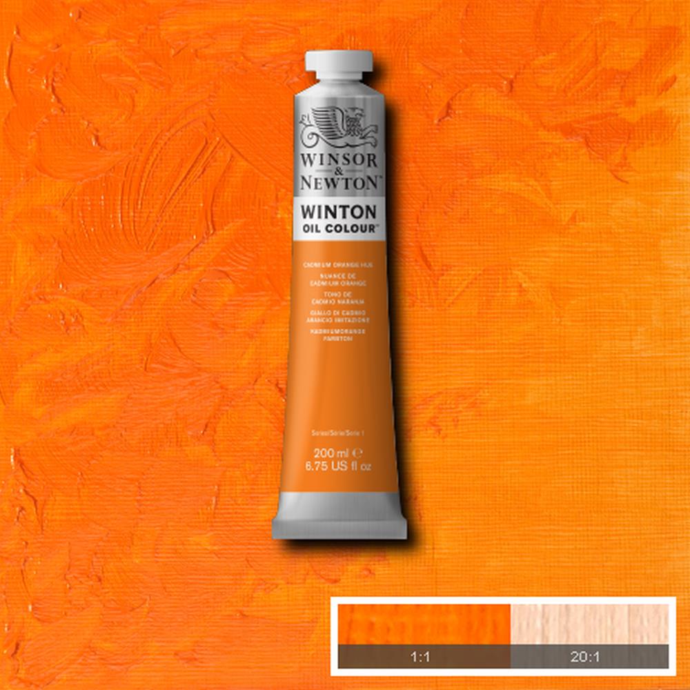 094376910513 Oleo Winsor & Newton Óleo 200 ML Cadmio Naranja Winton 090 Cartel Arte & Papelería