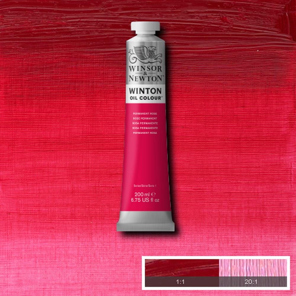 094376910711 Oleo Winsor & Newton Óleo 200 ML Rosa Permanente Winton 502 Cartel Arte & Papelería