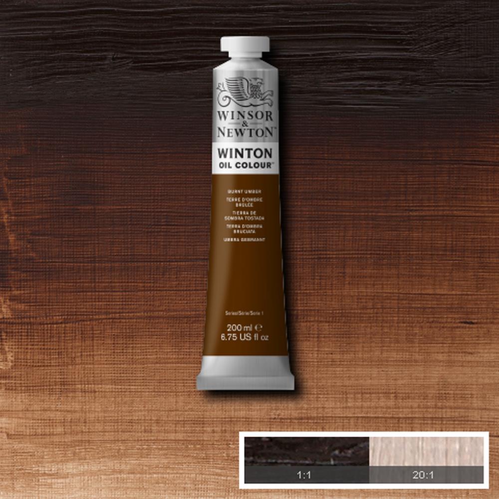 094376910964 Oleo Winsor & Newton Óleo 200 ML Tierra Sombra Tost Winton 076 Cartel Arte & Papelería