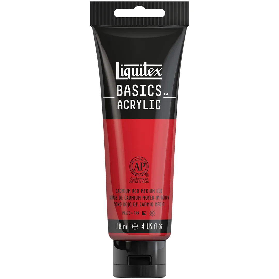 094376922349 Acrilico Liquitex Pintura Acrílica 118 ML Rojo de Cadmio Medio RF 151 Cartel Arte & Papelería