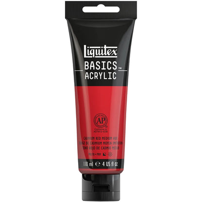 094376922349 Acrilico Liquitex Pintura Acrílica 118 ML Rojo de Cadmio Medio RF 151 Cartel Arte & Papelería