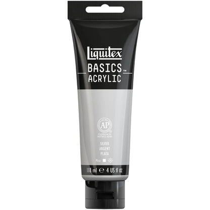 094376922400 Acrilico Liquitex Pintura Acrílica 118 ML Plata RF 236-052 Cartel Arte & Papelería