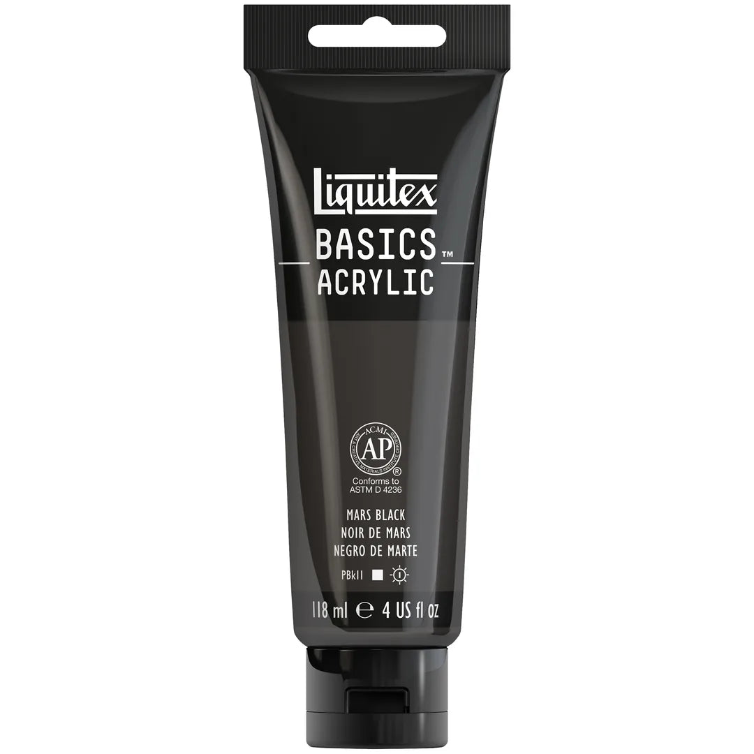 094376922417 Acrilico Liquitex Pintura Acrílica 118 ML Negro de Marte RF 276 Cartel Arte & Papelería