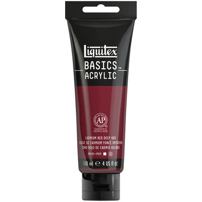 094376922424 Acrilico Liquitex Pintura Acrílica 118 ML Rojo de Cadmio Oscuro RF 311 Cartel Arte & Papelería