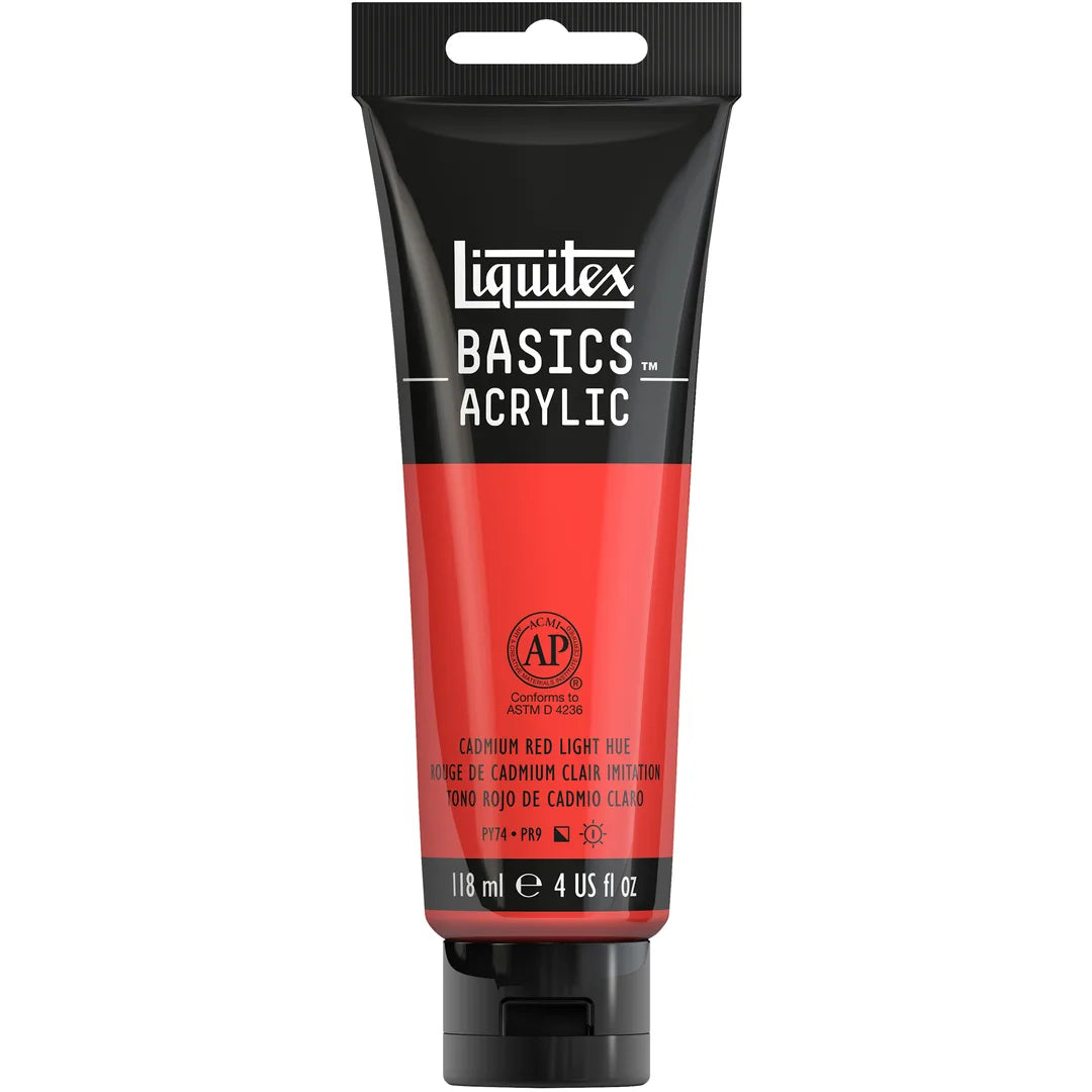094376922530 Acrilico Liquitex Pintura Acrílica 118 ML Rojo de Cadmio Claro RF 510 Cartel Arte & Papelería