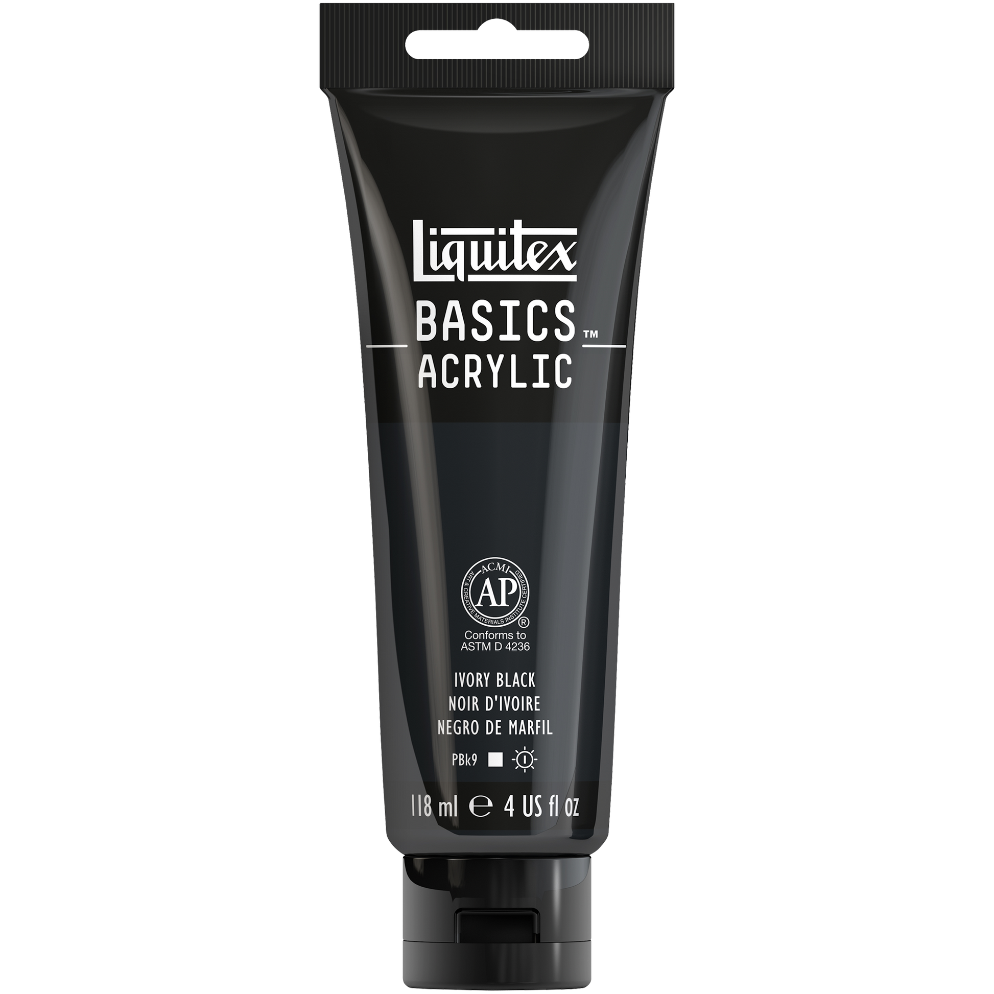 094376930719 Acrilico Liquitex Pintura Acrílica 118 ML Negro de Marfil RF 244 Cartel Arte & Papelería