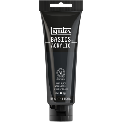 094376930719 Acrilico Liquitex Pintura Acrílica 118 ML Negro de Marfil RF 244 Cartel Arte & Papelería