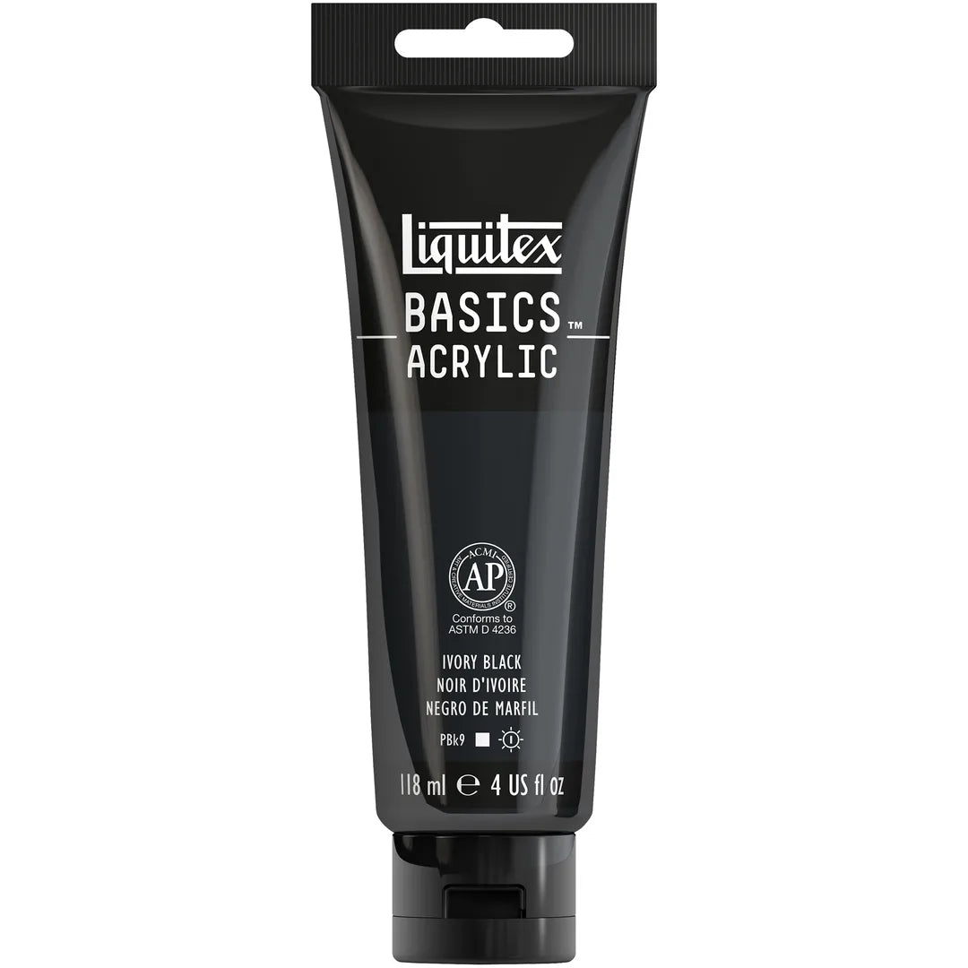 094376930719 Acrilico Liquitex Pintura Acrílica 118 ML Negro de Marfil RF 244 Cartel Arte & Papelería