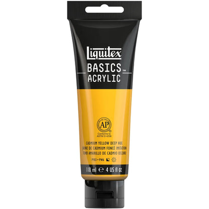 094376932942 Acrilico Liquitex Pintura Acrílica 118 ML Amarillo de Cadmio Oscuro RF 163 Cartel Arte & Papelería