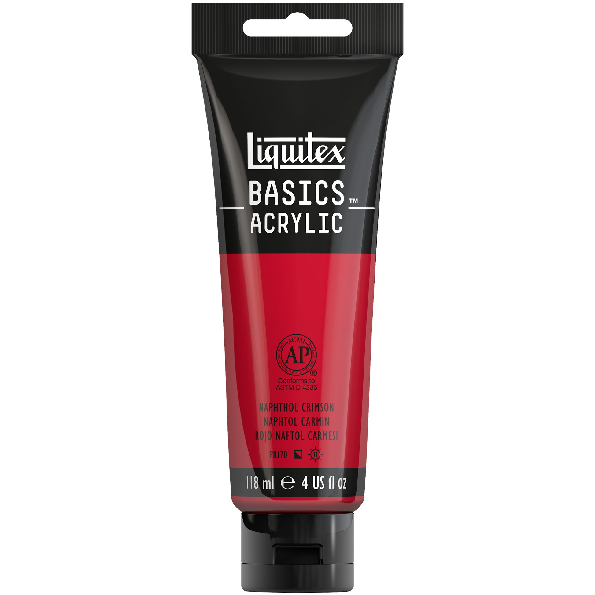 094376932959 Acrilico Liquitex Pintura Acrílica 118 ML Rojo Naftol Carmesí RF 292 Cartel Arte & Papelería