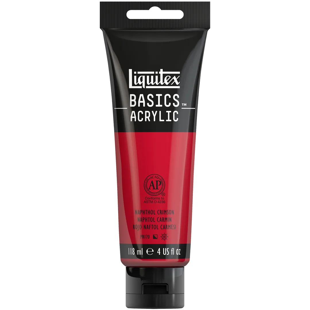 094376932959 Acrilico Liquitex Pintura Acrílica 118 ML Rojo Naftol Carmesí RF 292 Cartel Arte & Papelería