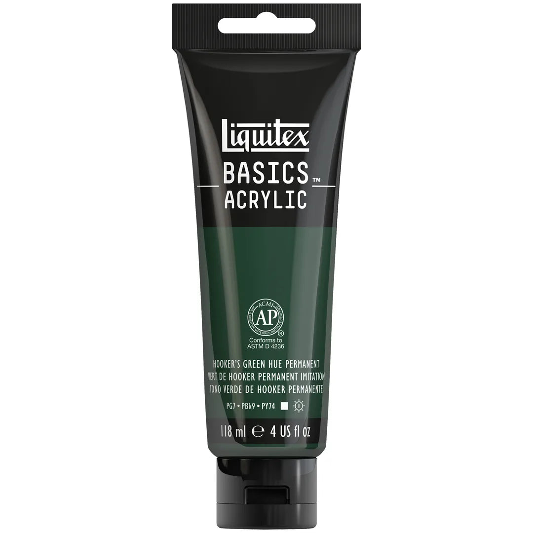 094376933093 Acrilico Liquitex Pintura Acrílica 118 ML Verde de Hooker Permanent RF 224 Cartel Arte & Papelería